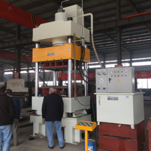 315 tons 400 tons 500 tons three beam four column hydraulic press machines  – Nanjing Prima CNC Machinery Co., Ltd.
